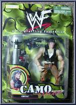 Chyna from WWF - Camo Carnage - With Guns manufactured by Jakks Pacific [Front]