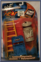Ladder / Chair / Trash Can from WWF - Ring Gear - Series 2 - Sunday Night Heat manufactured by Jakks Pacific [Front]