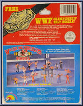 Iron Sheik from WWF - Bendies manufactured by LJN [Back]