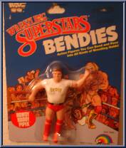 Rowdy Roddy Piper from WWF - Bendies manufactured by LJN [Front]