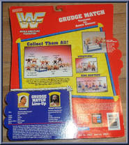 Yokozuna vs. Ahmed Johnson from WWF - Grudge Match manufactured by Playmates [Back]