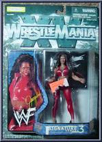 Jacqueline from WWF Signature - Series 3 - Wrestlemania XV manufactured by Jakks Pacific [Front]
