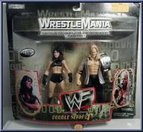 Chyna / Chris Jericho from WWF Titan Tron Live - Double Slam - Series 4 manufactured by Jakks Pacific [Front]