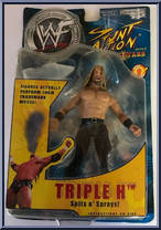 Triple H from WWF Titan Tron Live - Stunt Action Superstars - Series 2 manufactured by Jakks Pacific [Front]