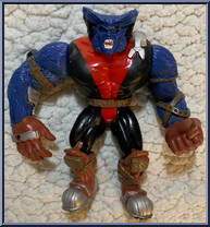 Post Apocalypse Beast (Black & Red Outfit) from X-Men - Battle Brigade manufactured by Toy Biz [Loose]