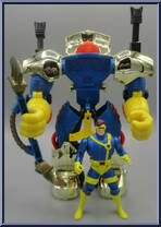 Cyclops from X-Men - Battle Action Mega-Armor manufactured by Toy Biz [Loose]