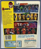 Magneto (Super Spark Action) from X-Men - Series 2 manufactured by Toy Biz [Back]