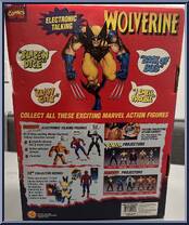 Wolverine from X-Men - 15" Electronic Talking manufactured by Toy Biz [Back]