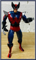 Wolverine from X-Men - Battle Bases manufactured by Toy Biz [Loose]