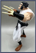Ninja Wolverine from X-Men - Ninja Force manufactured by Toy Biz [Loose]