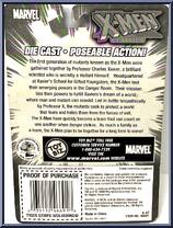 Wolverine from X-Men - Classics - 2.5" Die Cast manufactured by Toy Biz [Back]