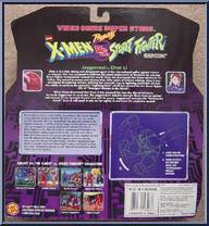 Juggernaut vs. Chun Li from X-Men - vs Street Fighter - Series 2 manufactured by Toy Biz [Back]
