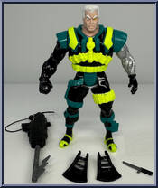 Cable (5th Edition) from X-Men - X-Force - Series 4 manufactured by Toy Biz [Loose]