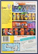 Cable from X-Men - X-Force - Series 1 manufactured by Toy Biz [Back]