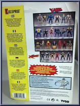 Killspree from X-Men - X-Force - Series 4 manufactured by Toy Biz [Back]