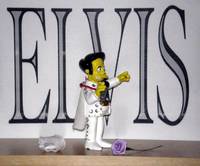 Hawaiian Elvis WOS (Simpsons) Custom Action Figure