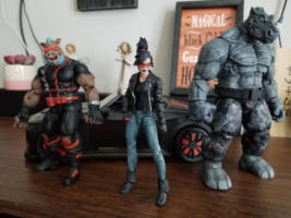 Bebop Rocksteady Karai (Teenage Mutant Ninja Turtles) Custom Action Figure