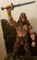 Conan the Barbarian/ Pitfighter (Conan) Custom Action Figure [Conan finding atlantian sword]