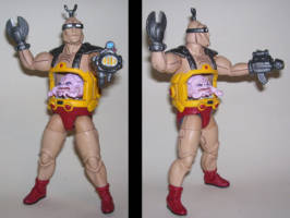 Krang Android (NECA '87 Cartoon Style) (Teenage Mutant Ninja Turtles) Custom Action Figure [Now I will conquer this puny dimension!]