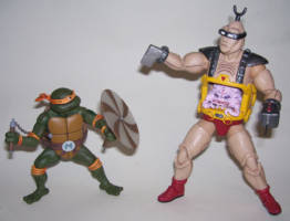 Krang Android (NECA '87 Cartoon Style) (Teenage Mutant Ninja Turtles) Custom Action Figure [Shredder, come quickly!  I need you!!]