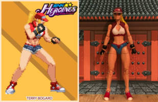 Terry Bogard (Female Version) (SNK) Custom Action Figure