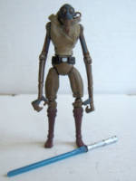 Sschwt - Norther Mustafarian Jedi (Star Wars) Custom Action Figure [Front View]