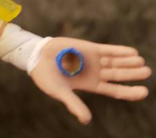 All Lantern rings for 6 inch figures (DC Universe) Custom Action Figure [Blue hope ring]
