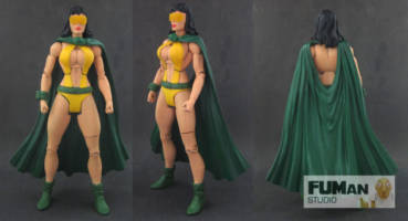 DC Freedom Fighters Phantom Lady (DC Universe) Custom Action Figure