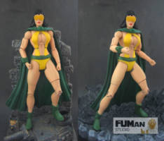 DC Freedom Fighters Phantom Lady (DC Universe) Custom Action Figure