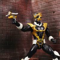 Yellow Psycho Ranger (Bandai Legacy) with Psycho Sling (Power Rangers) Custom Action Figure