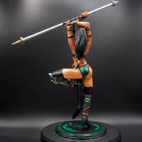 Custom Figurine Jade - Mortal Kombat Armageddon (Mortal Kombat) Custom Miniature / Figurine
