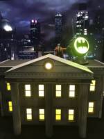 9Art Custom Collectibles: Gotham City Police Headquarters Building (Batman) Custom Diorama / Playset