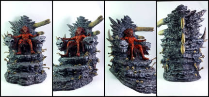 Mephisto (Marvel Universe) Custom Action Figure [Throne profile]