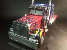 Optimus Prime LS-03 Black mamba  repaint (Transformers) Custom Action Figure