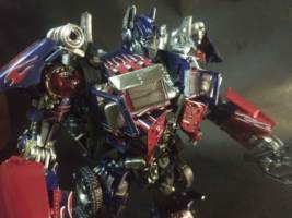 Optimus Prime LS-03 Black mamba  repaint (Transformers) Custom Action Figure