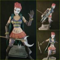 Duela Dent, the Joker's Daughter (Batman) Custom Action Figure