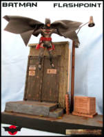 Derelict Warehouse for Flashpoint Batman (Batman) Custom Diorama / Playset