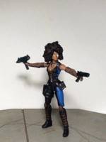 Domino (movie version) 3.75 inches (Marvel) Custom Action Figure