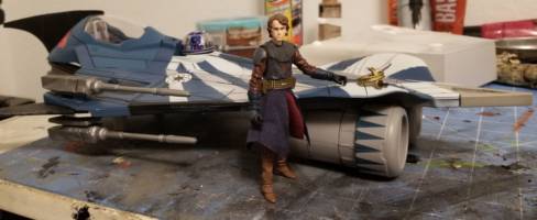 Anakin Skywalker's Azure Angel (Star Wars Clone Wars) Custom Vehicle