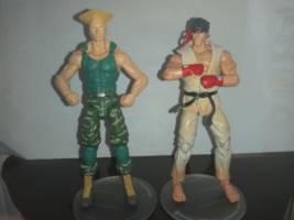 Street fighter 3 3/4 Guile (Street Fighter) Custom Action Figure