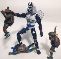 Chrome Dome (NECA '87 Cartoon Style) (Teenage Mutant Ninja Turtles) Custom Action Figure [MUTANT APPREHENDED, SENTIN- ER, CHROME DOME RETURNING TO BASE]