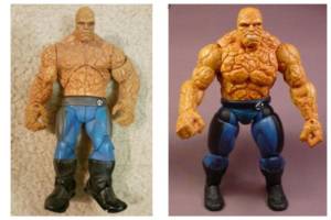The Thing (Fantastic Four) Custom Action Figure [The bases]