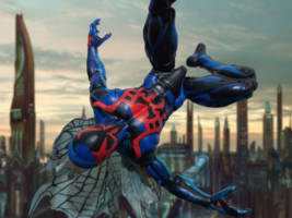 Spider-Man 2099 (Comic Paint) (Marvel Legends) Custom Action Figure