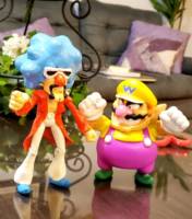 Jimmy T. (WarioWare) (Nintendo) Custom Action Figure [Jimmy T. & Wario]