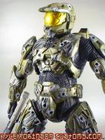 Battle Damaged Master Chief (Halo) Custom Action Figure