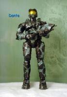 Green & Black Camo Mark VI (Halo) Custom Action Figure