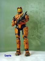 Orange Mark VI (Halo) Custom Action Figure