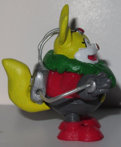 Thunderbolt the Chinchilla (Sonic) Custom Miniature / Figurine