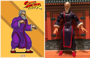 Gen (Street Fighter) Custom Action Figure
