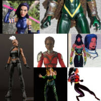 Cerebra and Krystalin-X men 2099 (Marvel Legends) Custom Action Figure